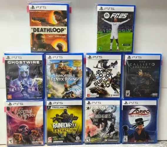 Jogos PS5 - valores na descrição - envio pela Olx