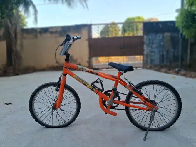 Bike aro 26 laranja - pronta para uso