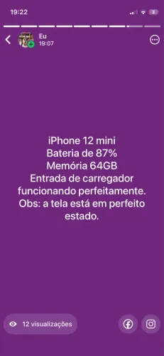 Celular iPhone 12 mini