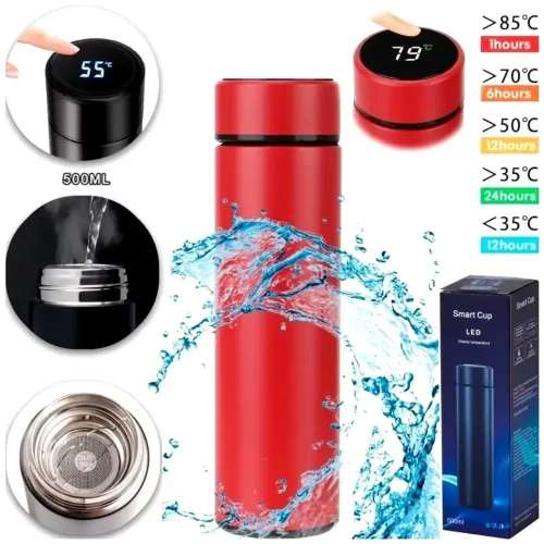 Garrafas térmicas com medidor de temperatura promoção
