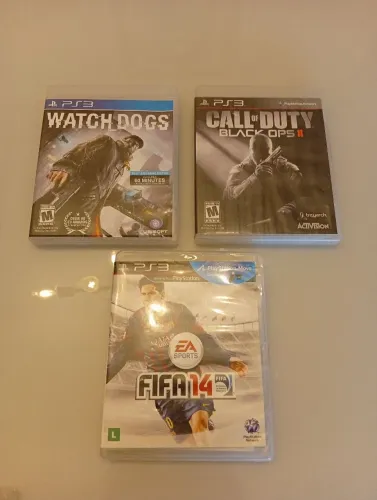 Três jogos de PS3