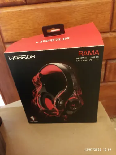 Vendo fone ouvido Warrior - nunca usado na Caixa