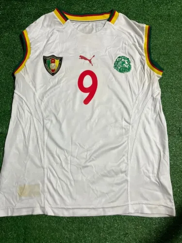 Regata Seleção Camarões Away 2002 #9 Eto'o
