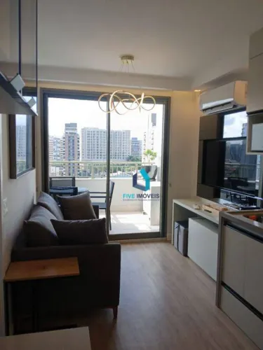 Studio com 1 dormitório para alugar, 38 m² por R$ 5.500,00/mês - Campo Belo - São Paulo/SP