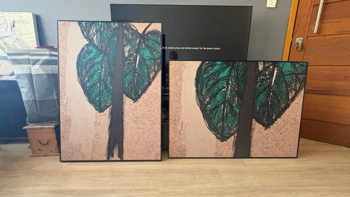 Conjunto de quadros de galeria