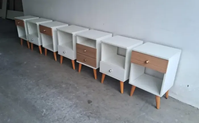 Criado mudo Móvel cabeceira MDF mesa cama apoio quarto suporte