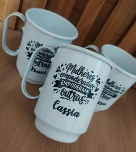Caneca Alumínio 450ml - Lembrança, formatura e brindes