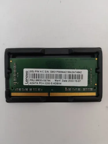 Memória Ram Adata 4 GB para Notebook Lenovo