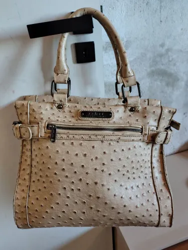 Bolsa couro de avestruz 