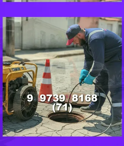 Desentupidora pronta para ação! Contato: 71?9?9739?8168 - TopFacil