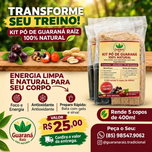 Kit Pó de Guaraná
