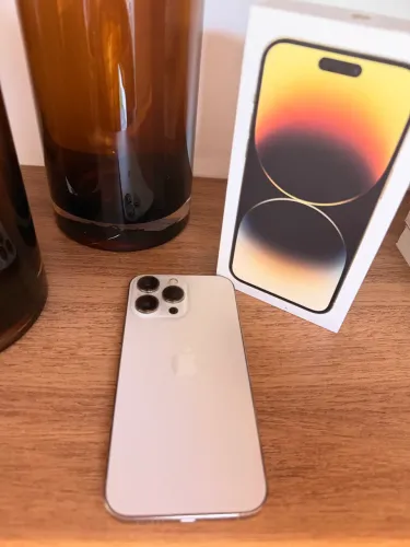 iPhone 14 Pro Max, 128 GB. Em ótimo estado.PARCELO