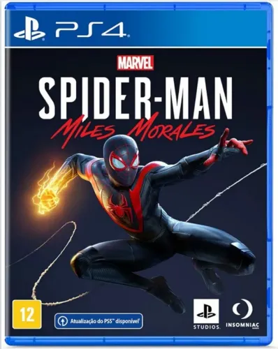 Spider-Man Miles Morales Ps4 mídia física (Novo Lacrado)
