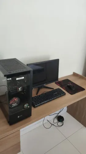 PC GAMER COMPLETO (MOUSE+TECLADO+WEBCAM+HEADSET+MONITOR)  RTX 3050 + RYZEN 5 5600