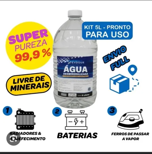 Agua desmineralizada automotivo 