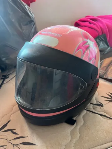 Capacete San Marino Rosa (tamanho 56)