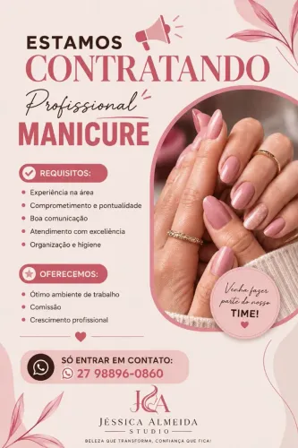 Vaga para manicure
