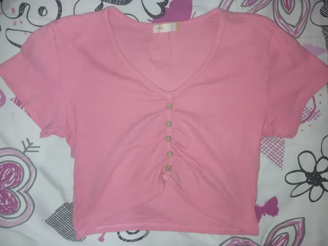 Blusa cropped Riachuelo (juvenil)