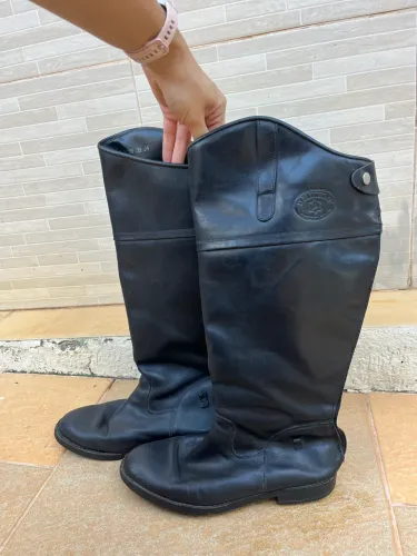 Bota de montaria unissex - Couro legítimo