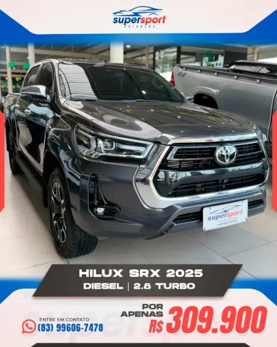 Toyota Hilux CD SRX 4X4 2.8 TDI 16V Diesel Aut. 2025