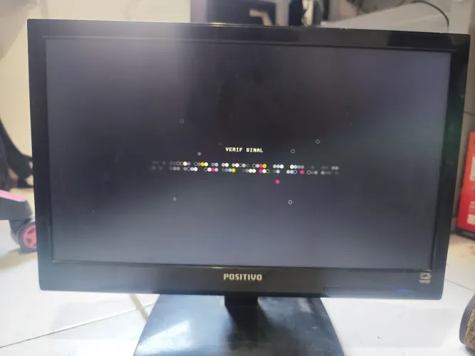Monitor Positivo + cabo VGA - funcionando