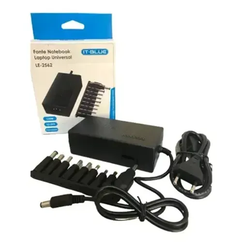 Fonte Carregador para Notebook Universal Bivolt LE-2562 - It-Blue