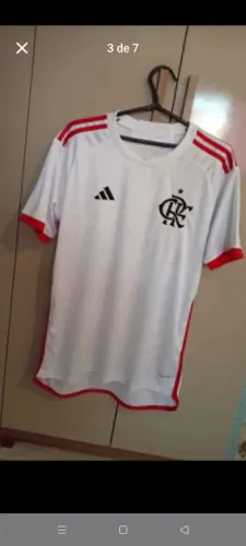 Time Camisa Flamengo branca