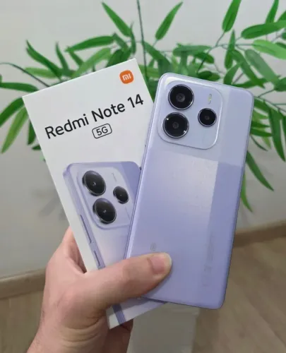 XIAOMI REDMI NOTE 14 5 G 8+256 GIGAS NOVO LACRADO COM GARANTIA. 