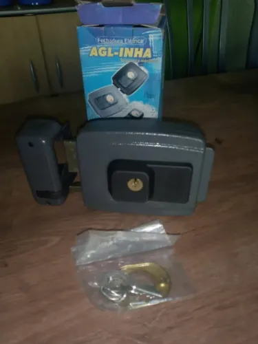 AGL Fechadura Elétrica Aglinha 12V Abertura Interna
