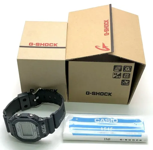 RARIDADE ABSOLUTA / ITEM DE COLEÇÃO] G-Shock DW-5600BR-1JR "AEGIS" ? Unidade 339/450