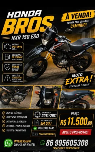 Vendo Bros 150 2011