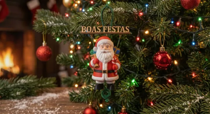 Papai Noel Decorativo Premium em Impressão 3D - Exclusivo (Atacado e Varejo)