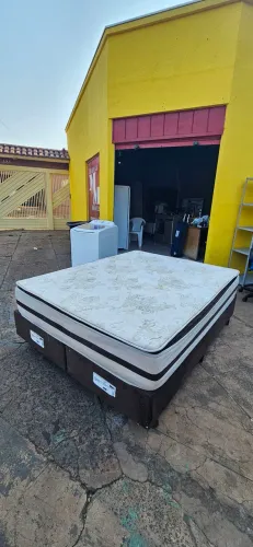 cama box casal Queen size 1.58cm X 1.98cm ( ENTREGA GRÁTIS )