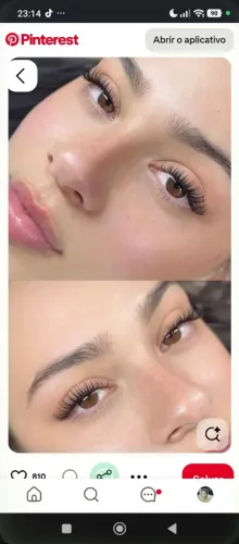 Fique linda Extensão de cílios 100 reais vou até você