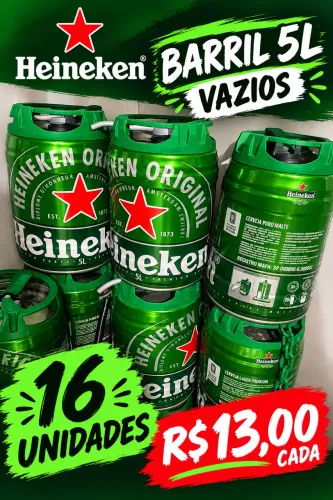 Barril Heineken vazio