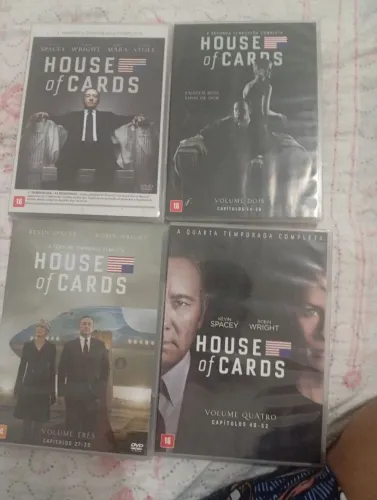 Box house of cards 4 temporadas