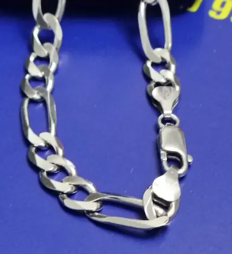 Pulseira Prata 925 Peso 7.70 Gramas 20 Cm