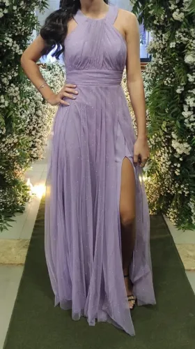 Vestido de festa lavanda , tamanho P