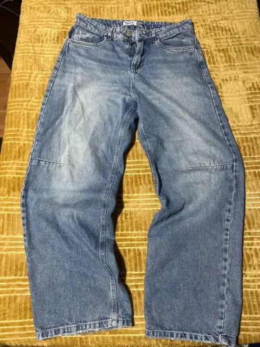 Calça Super Baggy Azul