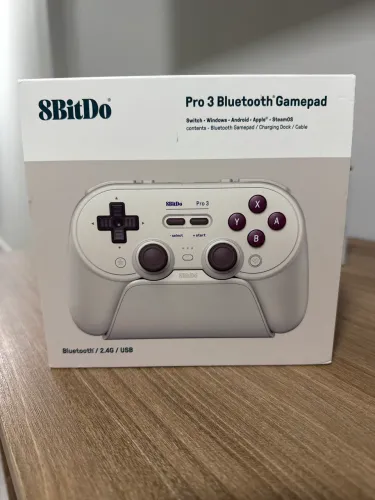 Controle Pro 3 Bluetooth Gamepad 8bitDo Switch , PC , IOS , Android