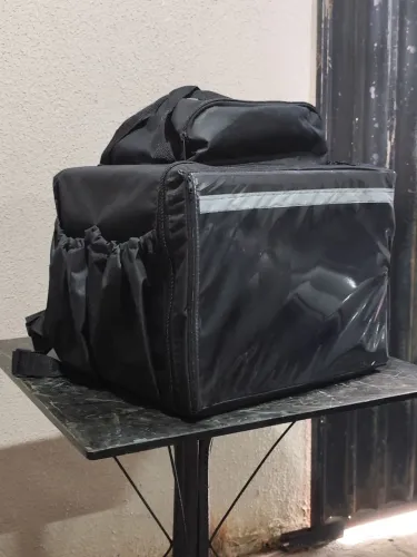 Bag de Entregador Grande 45L Preta Laminada - Pouquíssimo Uso