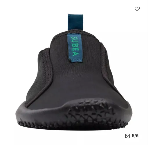 Sapatilha Adulta Aquática Aquashoes 120 Subea Preta