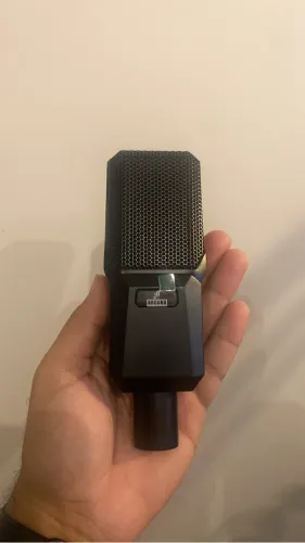 Microfone arcano AM-stu 1 c/ maleta - suporte e cabo