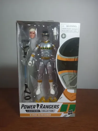 Power Rangers Lightning Collection Prata No Espaço In Space Hasbro