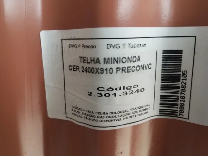 Telha PVC minionda .