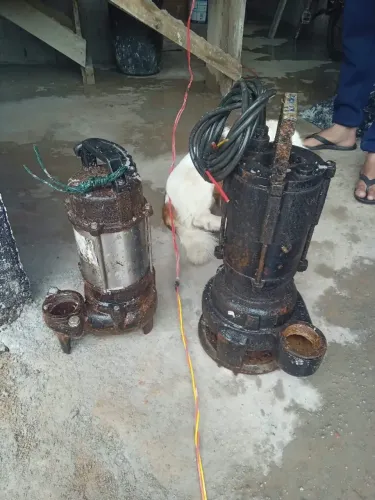 bomba submersível trituradora