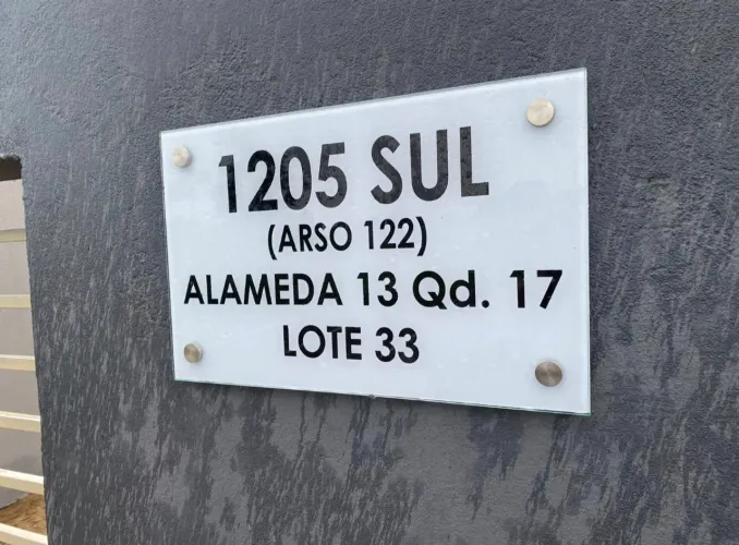 Placa de endereço 