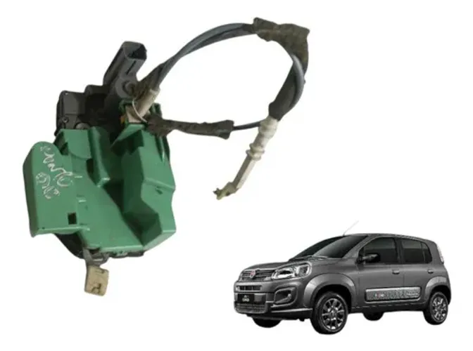 Fechadura Porta Traseira Esquerda Fiat Uno Drive 2018 A 2022