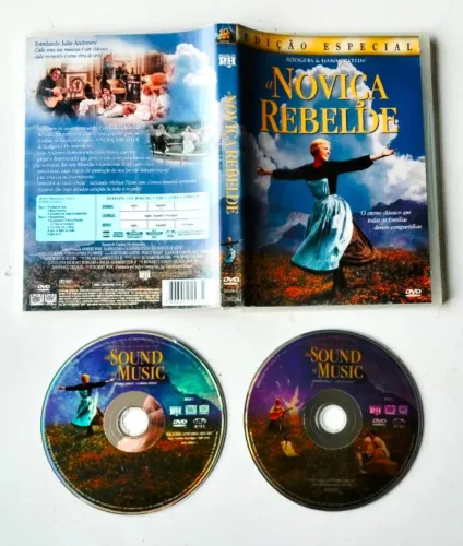 Dvd Duplo A Noviça Rebelde (Edição Especial - 2 Discos) - 1965 (DVD em 2001) - Usado 