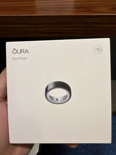 Anel inteligente oura ring 4 - tam 10 preto